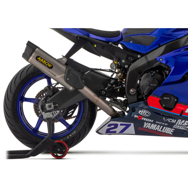 71217CKR Arrow INDY RACE EVO Competition para Yamaha YZF-R6 17-25 Sistema de escape completo COLECTOR DE ACERO