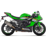 71509PTN Escape deslizante Arrow Titanio Oscuro para ZX-6R 636 2024-25 Pista CON TUBO DE ENLACE SOLDADO 