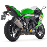 71509PTN Escape deslizante Arrow Titanio Oscuro para ZX-6R 636 2024-25 Pista CON TUBO DE ENLACE SOLDADO 