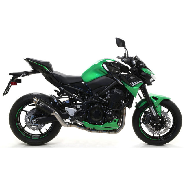 71556GPI Escape Arrow Kawasaki Z900 20-24 Homol. GP2 de aluminio oscuro con tubo de enlace soldado para colectores originales o Arrow