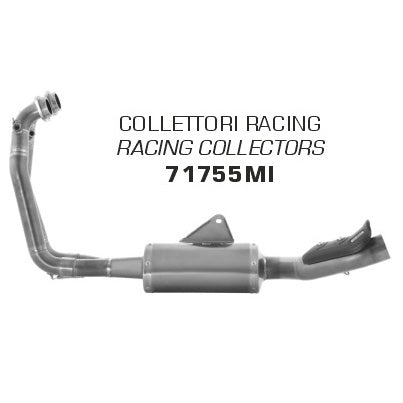 Colector de escape Arrow 71755MI Racing de acero inoxidable para Aprilia RS660 2020-2025