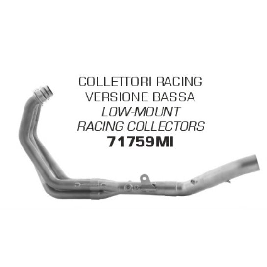 Arrow Low Version RACING Stainless Steel Collector Yamaha Mt-09 21