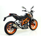 71813AK  Arrow Street Thunder Exhaust, Aluminium for KTM RC 125 / 390, Duke 390 2013-2016