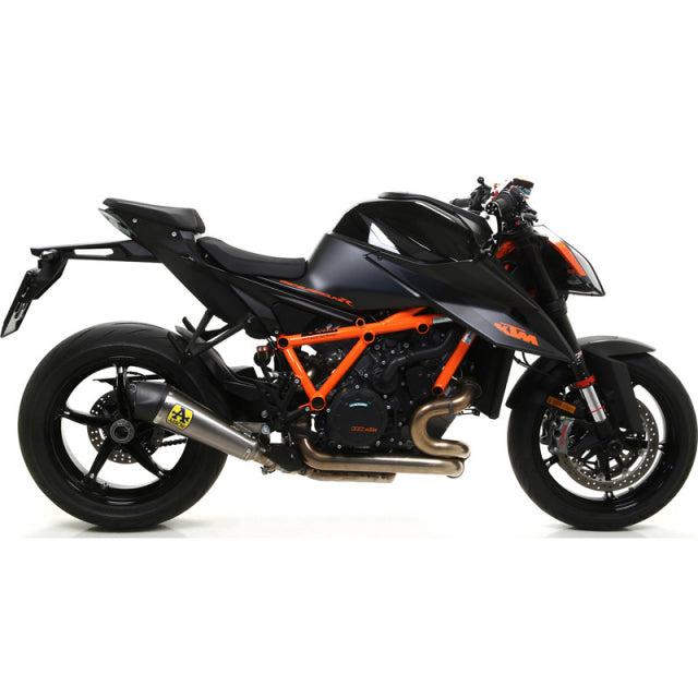 Silenciador Arrow X-Kone de titanio homologado con tapa de carbono para KTM 1290/1390 Super Duke R 20-25 71916xkr