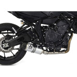 Silenciador de aluminio homologado Arrow con tapa de carbono para Yamaha MT-07 2021-2024 71930ak