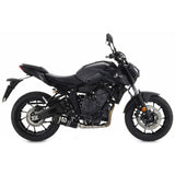 Escape deslizante Arrow Thunder, aluminio oscuro con tapa de carbono, Yamaha MT-07 2021-24 71930AKN