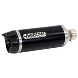 Silenciador Arrow Yamaha Tracer 9 '21 de aluminio Dark Thunder homologado con tapa de carbono 71934akn