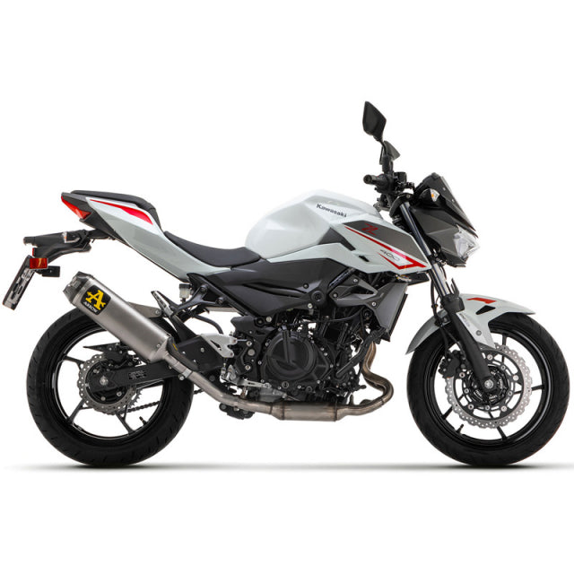 Arrow Indy-Race Slip-on Exhaust, Titanium for Kawasaki Z400/Ninja