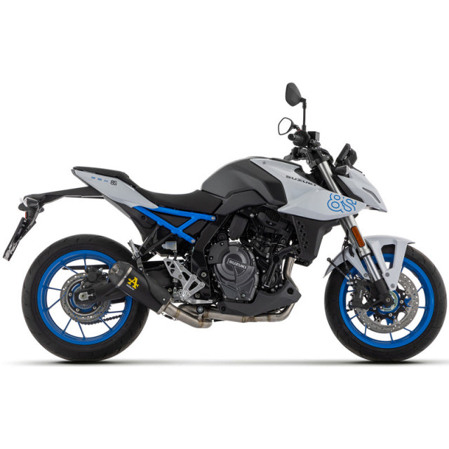 71956PKNW Sistema completo Arrow Works NICHROM "DARK" con tapa de carbono para SUZUKI GSX-8S/R 2023-25 