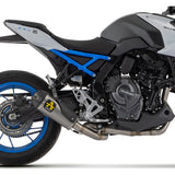 71956PKW Arrow Suzuki GSX-8S 2023-2024-2025 Works Titanium Sistema de escape completo, titanio