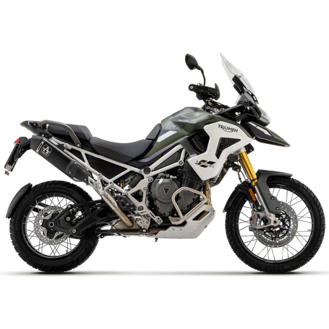 Escape deslizante Arrow Triumph Veloce, oscuro, para Triumph Tiger 1200 (2022-) (sin maletas laterales) 72502van