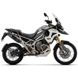 72506VAN Arrow Veloce Homol Slip-on Exhaust, Aluminum Dark for Triumph Tiger 900 24-25