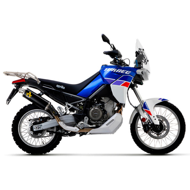 Arrow Aprilia Tuareg 660 2022 -24 Homologated Titanium Dark Indy Race Silencer With Welded Link Pipe 72637pon