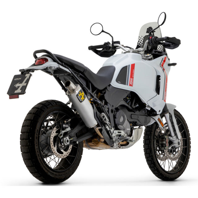 Escape deslizante Arrow Indy Race de aluminio para Ducati DesertX 950 2022-2024 72638AO