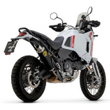 Escape deslizante Arrow Indy Race, aluminio oscuro, para Ducati DesertX 950 2022-2024 72638AON