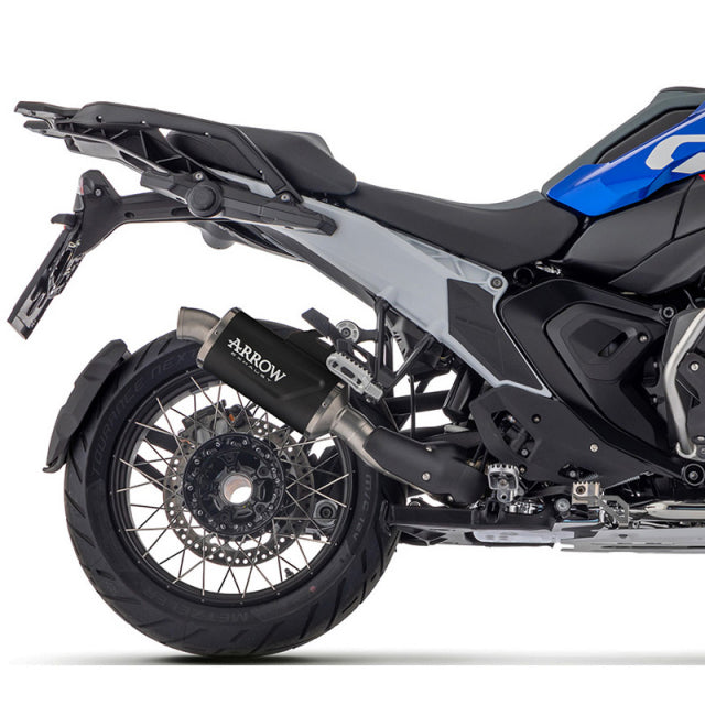 IN STOCK Arrow Exhaust 72651AON Indy Race Evo Slip-on Exhaust, Aluminum Dark for BMW R1300GS 24-25