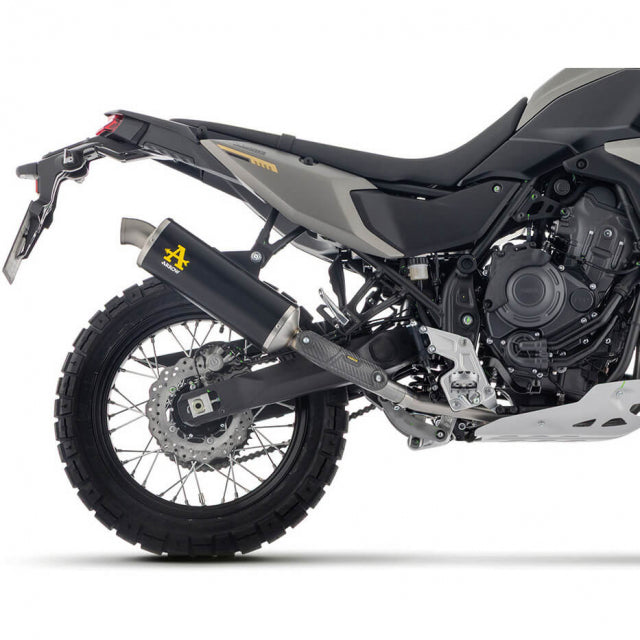 Escape Arrow Indy Race 72662AON de aluminio oscuro para Yamaha Tenere 700 2025