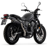 Escape deslizante Arrow 74513RB Rebel, nicromo oscuro, para Honda CL500 2023 74513RB