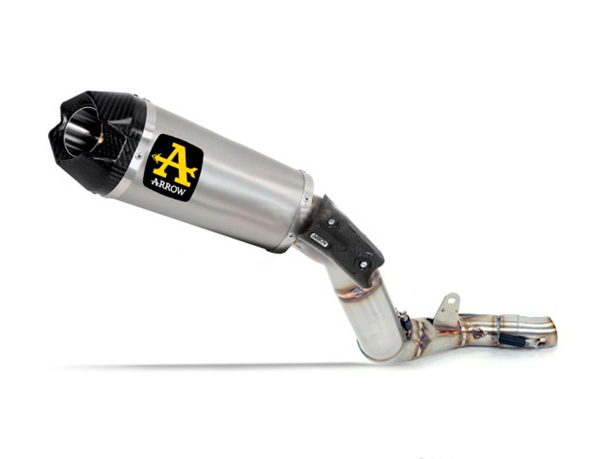 Sistema de escape Arrow Racing de titanio con silenciador Indy Race para Kawasaki ZX10RR 21-2024 71215hk 