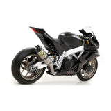 Arrow Aprilia RSV4 1100 Factory '19 Homolog. Escape de aluminio con tapa de carbono para tubo de enlace Arrow y colectores originales 71906ak