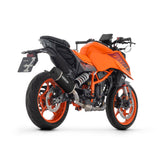 71972AKN Escape Arrow INDY EVO ALUMINIO "TAPA DE CARBONO OSCURO" para KTM DUKE 390 2024-2025 