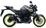 Escape deslizante Arrow Pro-Race, Nichrome Dark para Yamaha YZF-R3 /MT03 2017-2025 71831PRN