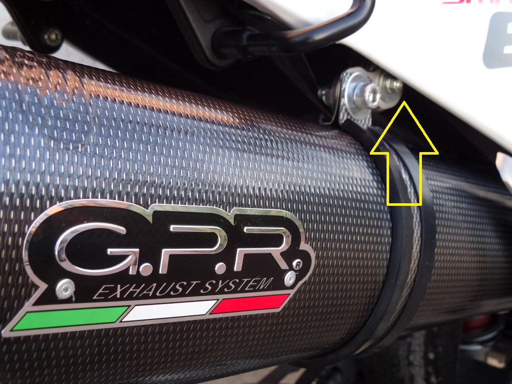 Husqvarna Te 630 E - Sms - Smr 2010-14 Exhaust GPR Double Slip-on Furore Nero