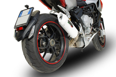 Mv Agusta Rivale 800 2014-2016  Exhaust GPR Slip-on Albus Ceramic