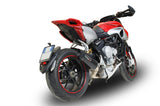 Mv Agusta Rivale 800 2014-2016  Exhaust GPR Slip-on Furore Nero