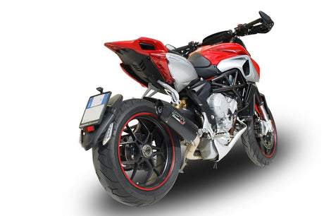 Mv Agusta Rivale 800 2014-2016  Exhaust GPR Slip-on Furore Nero