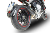 Mv Agusta Rivale 800 2014-2016  Exhaust GPR Slip-on Furore Nero