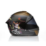 6D ATS-1R Motorcycle Helmet - Voodoo Ranger - Gloss Black/Gold