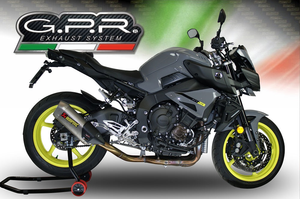 Yamaha Mt-10 2016-2024 Exhaust GPR  Decat Pipe