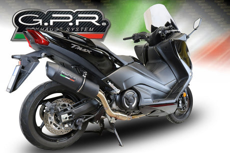 Yamaha T-Max 560 2020-2021 Exhaust GPR Full System Furore Nero