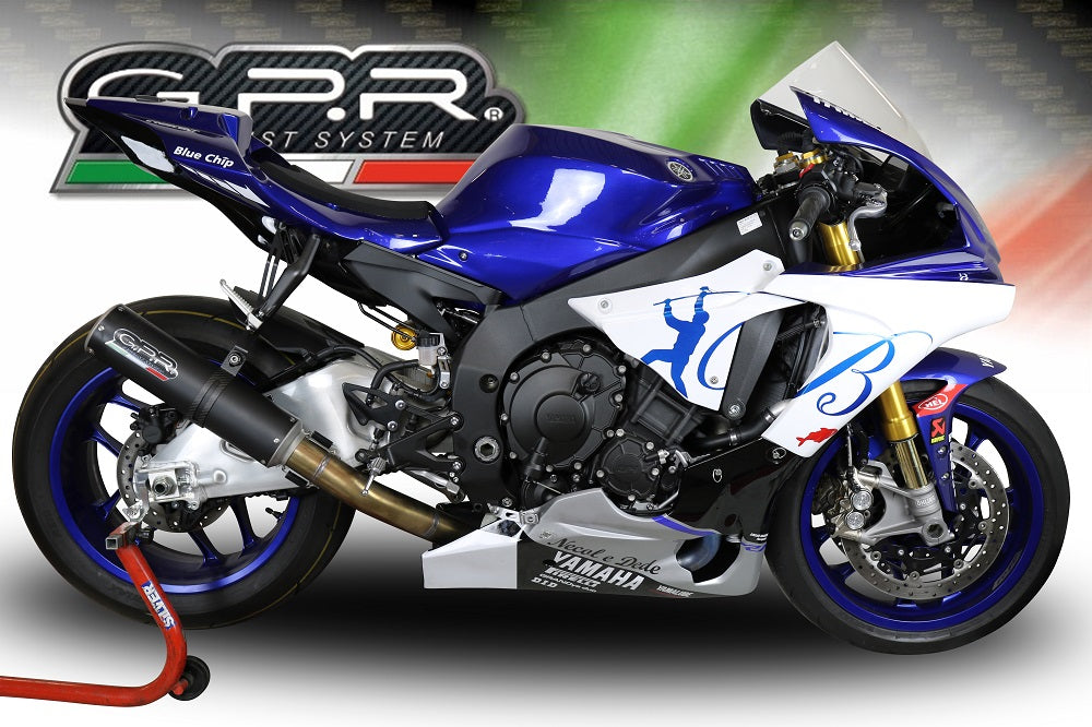 Yamaha R1 2017-2019 Exhaust GPR Mid-Line M3 Black Titanium