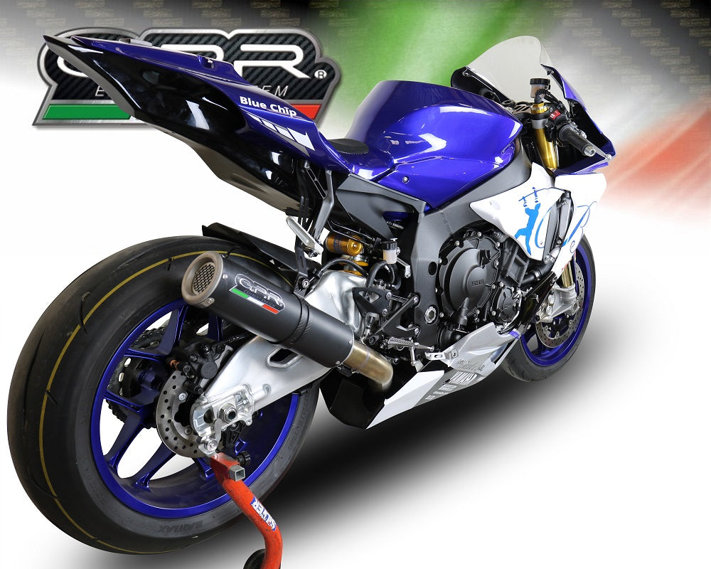 Yamaha R1 2017-2019 Exhaust GPR Mid-Line M3 Black Titanium