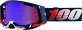 Gafas 100% Racecraft 2 - Republic - Espejo rojo/azul 50010-00022
