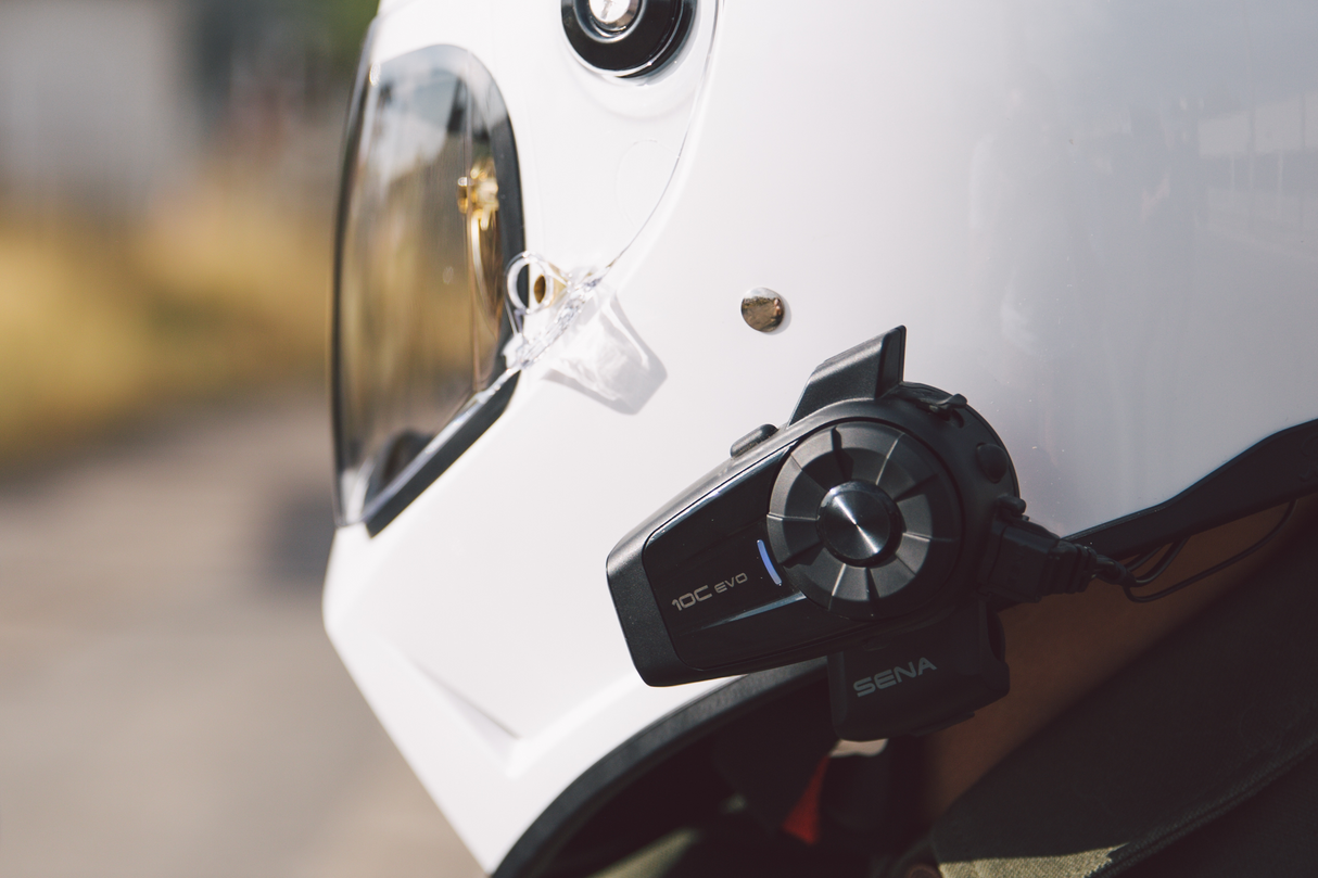 Casco BILTWELL Lane Splitter - Blanco brillante - Mediano 1004-104-103 
