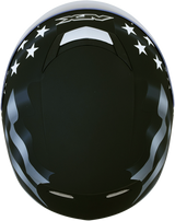 Casco de motocicleta AFX FX-99 - Bandera - Sigiloso - Mediano 0101-11357 