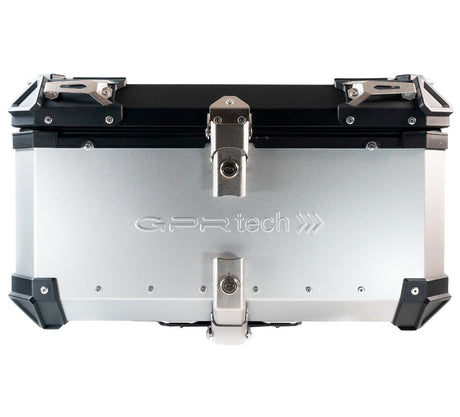 Honda Forza 750 2025-2026 GPR Tech 55L Aluminum Top Case, Silver with Mounting Plate - photo 5