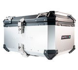 BMW F 800 GS 2024-2025 GPR Tech 55L Aluminum Top Case, Silver with Mounting Plate - photo 4