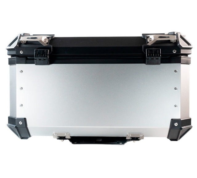 BMW R1250R R1250RS 2021-2024 GPR Tech 55L Aluminum Top Case, Silver with Mounting Plate - photo 1