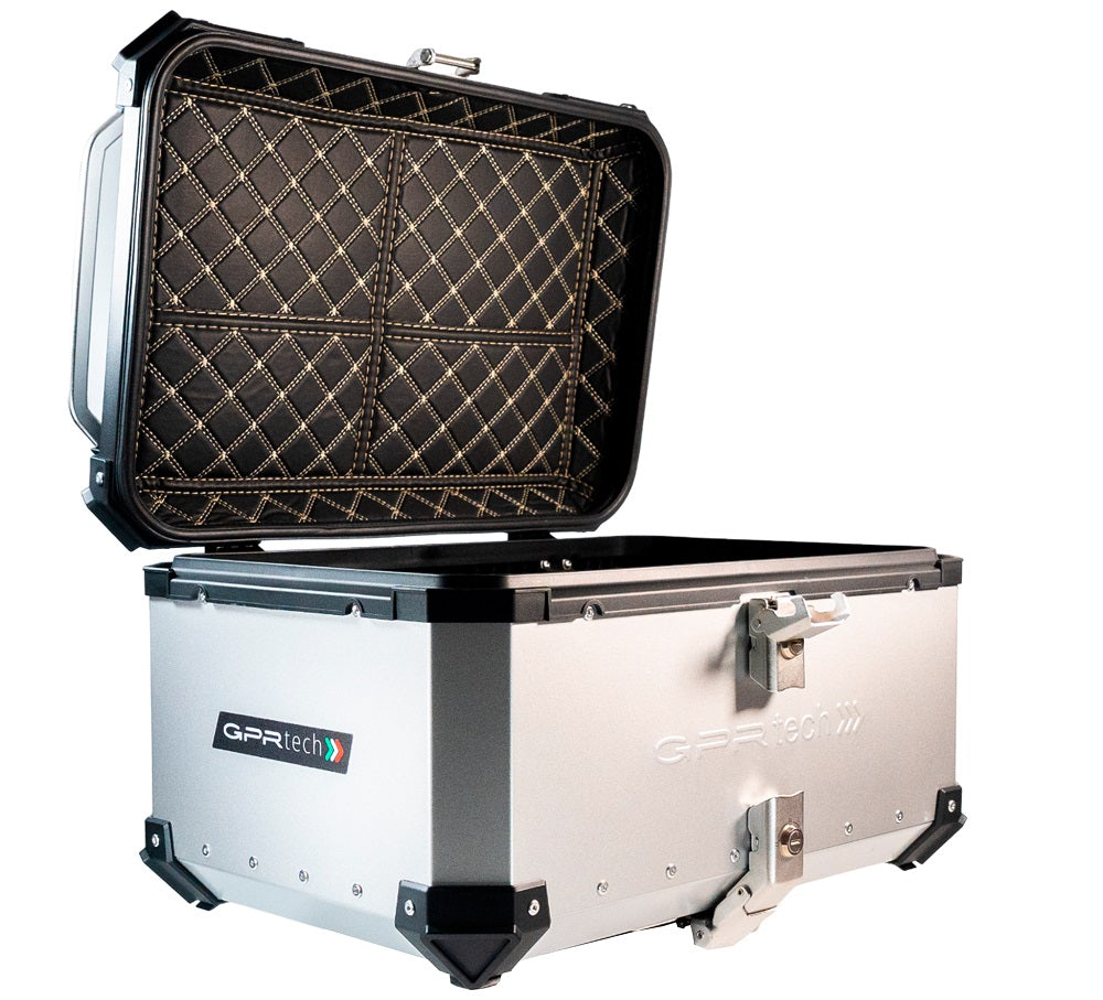 Ducati Multistrada V4 / V4S 2025-2026 GPR Tech 55L Aluminum Top Case, Silver with Mounting Plate - photo 10