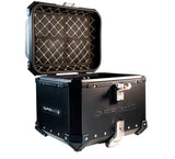 GPR Tech 45L Aluminum Universal Top Case, Black with Mounting Plate - photo 5