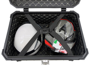 Honda X-ADV 750 2025-2026 GPR Tech 55L Aluminum Top Case, Black with Mounting Plate - photo 1