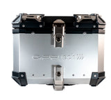 BMW F 650 GS 2004-2013 GPR Tech 45L Aluminum Top Case, Silver with Mounting Plate - photo 3
