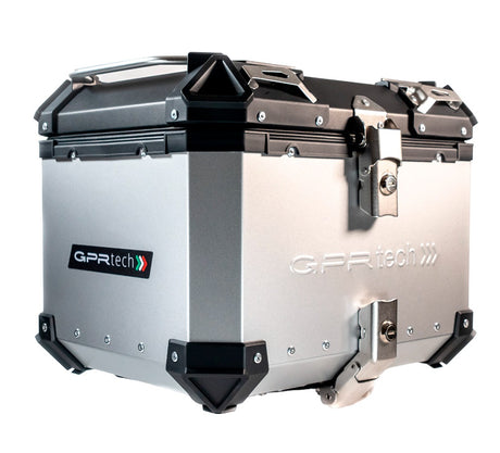 CF Moto 450MT 2023-2025 GPR Tech 35L Aluminum Top Case, Silver with Mounting Plate - photo 5