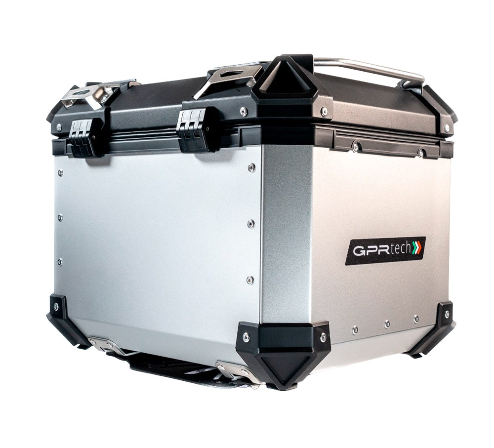 SYM ADX TG400 2024-2026 GPR Tech 45L Aluminum Top Case, Silver with Mounting Plate - photo 12