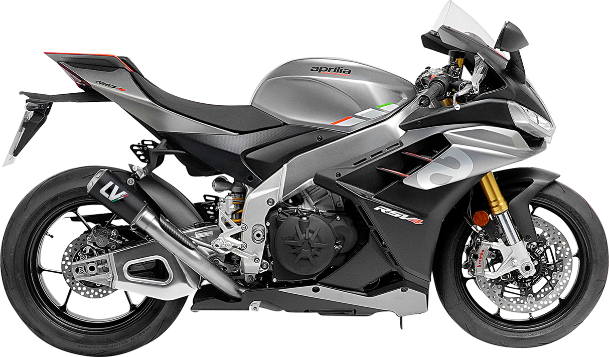 Silenciador deslizante LEOVINCE LV-10 - Fibra de carbono 15248C