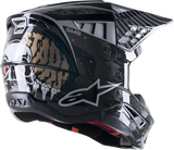 Casco de moto ALPINESTARS SM5 - Solar Flare - Negro brillante/Gris/Dorado - XL 8305822-1959-XL 